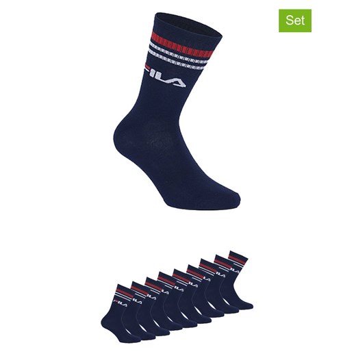 Fila Skarpety (9 par) w kolorze granatowym ze sklepu Limango Polska w kategorii Skarpetki męskie - zdjęcie 187725993