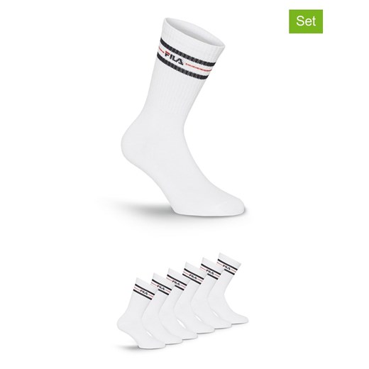 Fila Skarpety (6 par) w kolorze białym ze sklepu Limango Polska w kategorii Skarpetki męskie - zdjęcie 187726000