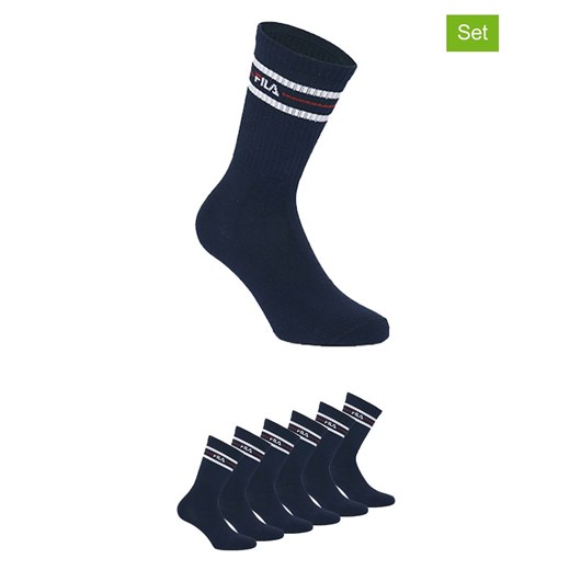 Fila Skarpety (6 par) w kolorze granatowym ze sklepu Limango Polska w kategorii Skarpetki męskie - zdjęcie 187726004