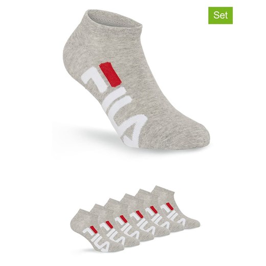 Fila Skarpety (6 par) w kolorze szarym ze sklepu Limango Polska w kategorii Skarpetki męskie - zdjęcie 187726044