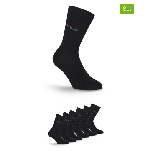 Fila Skarpety (6 par) w kolorze czarnym ze sklepu Limango Polska w kategorii Skarpetki męskie - zdjęcie 187726122