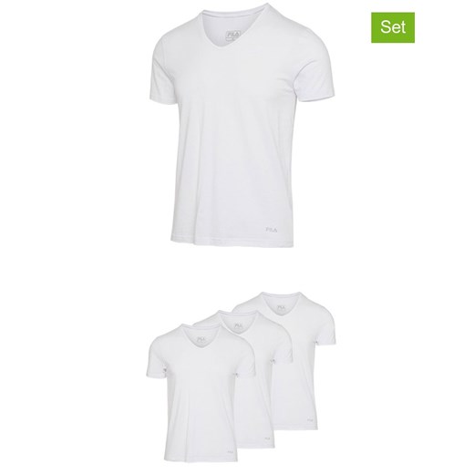 Fila Koszulki (3 szt.) w kolorze białym ze sklepu Limango Polska w kategorii T-shirty męskie - zdjęcie 187726353