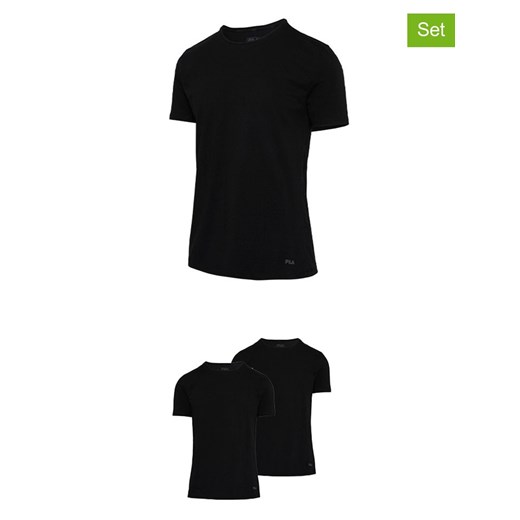 Fila Koszulki (2 szt.) w kolorze czarnym ze sklepu Limango Polska w kategorii T-shirty męskie - zdjęcie 187726403