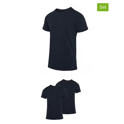 Fila Koszulki (2 szt.) w kolorze granatowym ze sklepu Limango Polska w kategorii T-shirty męskie - zdjęcie 187726411