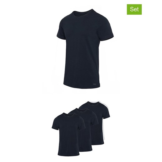 Fila Koszulki (3 szt.) w kolorze granatowym ze sklepu Limango Polska w kategorii T-shirty męskie - zdjęcie 187726453