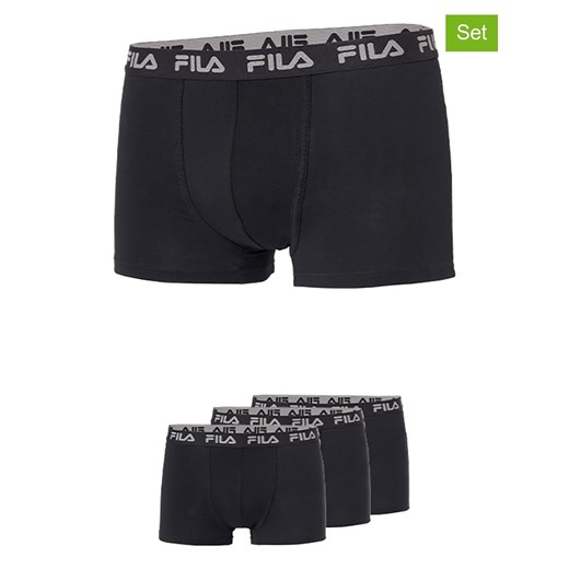 Fila Bokserki (3 pary) w kolorze czarnym ze sklepu Limango Polska w kategorii Majtki męskie - zdjęcie 187726543