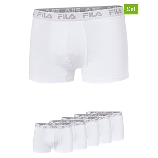 Fila Bokserki (5 par) w kolorze białym ze sklepu Limango Polska w kategorii Majtki męskie - zdjęcie 187726560