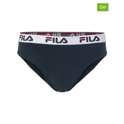 Fila Slipy (2 pary) w kolorze granatowym ze sklepu Limango Polska w kategorii Majtki męskie - zdjęcie 187726584