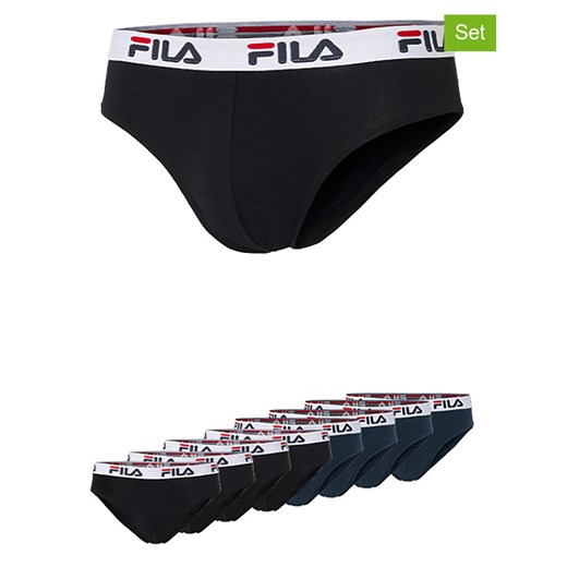 Fila Slipy (8 par) w kolorze granatowym i czarnym ze sklepu Limango Polska w kategorii Majtki męskie - zdjęcie 187726613