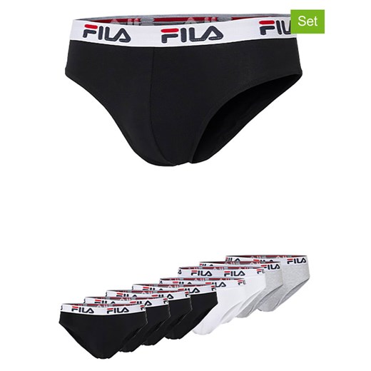 Fila Slipy (8 par) w kolorze białym, czarnym i szarym ze sklepu Limango Polska w kategorii Majtki męskie - zdjęcie 187726621