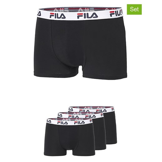 Fila Bokserki (3 pary) w kolorze czarnym ze sklepu Limango Polska w kategorii Majtki męskie - zdjęcie 187726641