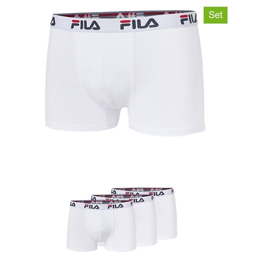 Fila Bokserki (3 pary) w kolorze białym ze sklepu Limango Polska w kategorii Majtki męskie - zdjęcie 187726644
