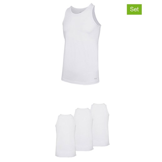 Fila Podkoszulki (3 szt.) w kolorze białym ze sklepu Limango Polska w kategorii Podkoszulki męskie - zdjęcie 187726761