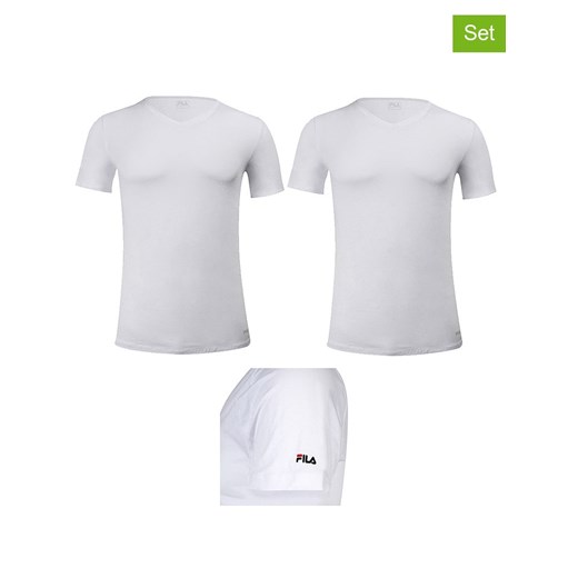 Fila Koszulki (2 szt.) w kolorze białym ze sklepu Limango Polska w kategorii T-shirty męskie - zdjęcie 187726801