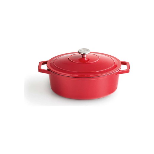 Brandt Garnek w kolorze czerwonym do duszenia - Ø 30 cm ze sklepu Limango Polska w kategorii Garnki - zdjęcie 187726813