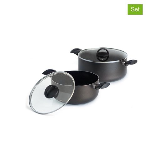 Brandt 4-częściowy zestaw w kolorze czarnym ze sklepu Limango Polska w kategorii Garnki - zdjęcie 187727133