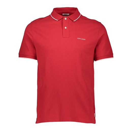 Pepe Jeans Koszulka polo w kolorze czerwonym ze sklepu Limango Polska w kategorii T-shirty męskie - zdjęcie 187727963