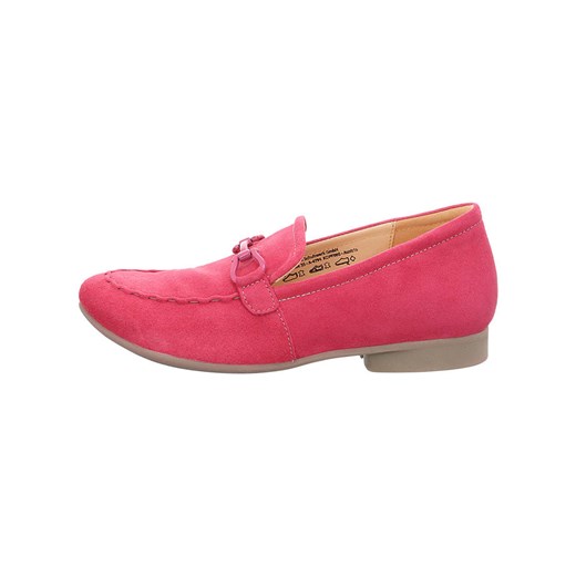 Think! Skórzane mokasyny w kolorze różowym ze sklepu Limango Polska w kategorii Mokasyny damskie - zdjęcie 187728422