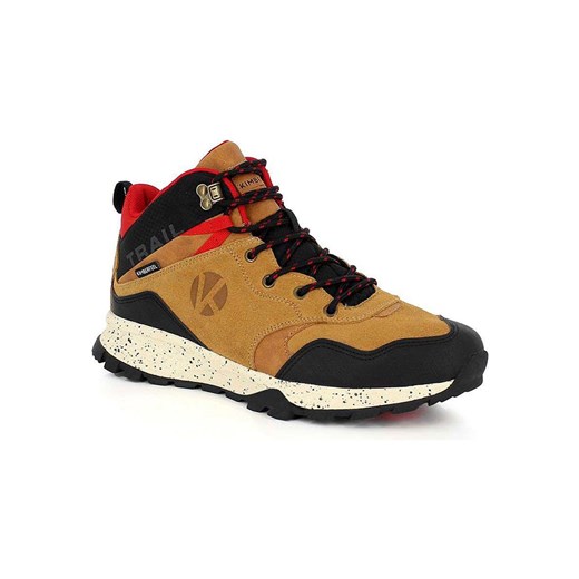 Kimberfeel Skórzane buty turystyczne &quot;Marek&quot; w kolorze czarno-jasnobrązowym ze sklepu Limango Polska w kategorii Buty trekkingowe męskie - zdjęcie 187729951