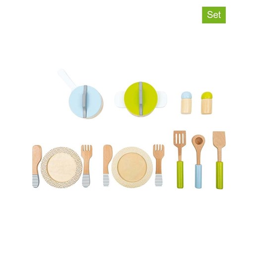 small foot 15-częściowy zestaw naczyń - 2+ ze sklepu Limango Polska w kategorii Zabawki - zdjęcie 187730612