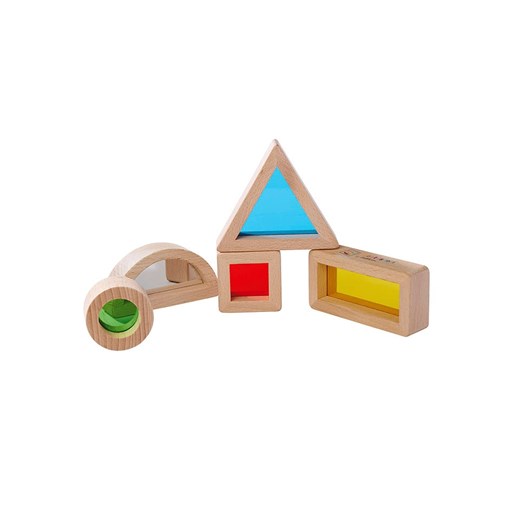 Eichhorn Klocki drewninane z okienkami - 12 m+ ze sklepu Limango Polska w kategorii Zabawki - zdjęcie 187731123