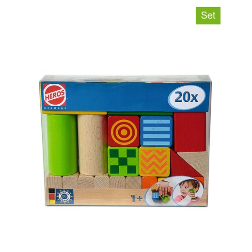 Eichhorn 20-częściowy zestaw klocków - 12 m+ ze sklepu Limango Polska w kategorii Zabawki - zdjęcie 187731223