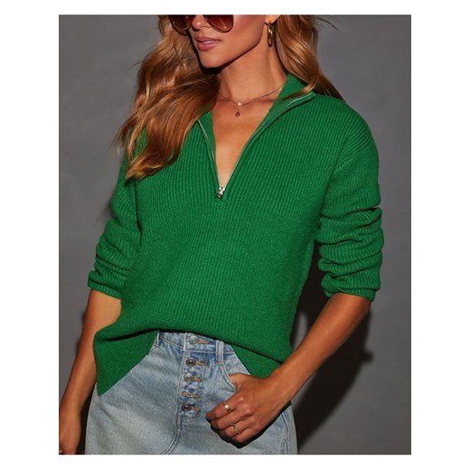 LA Angels Sweter w kolorze zielonym ze sklepu Limango Polska w kategorii Swetry damskie - zdjęcie 187731360