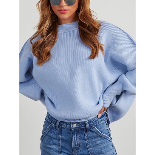 LA Angels Sweter w kolorze błękitnym ze sklepu Limango Polska w kategorii Swetry damskie - zdjęcie 187731634