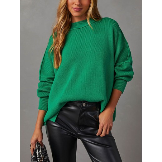 LA Angels Sweter w kolorze zielonym ze sklepu Limango Polska w kategorii Swetry damskie - zdjęcie 187731714