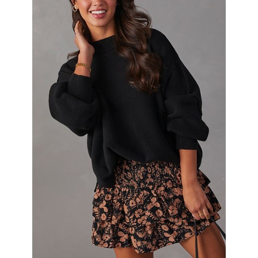 LA Angels Sweter w kolorze czarnym ze sklepu Limango Polska w kategorii Swetry damskie - zdjęcie 187732264