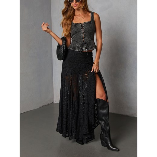 LA Angels Spódnica w kolorze czarnym ze sklepu Limango Polska w kategorii Spódnice - zdjęcie 187732784