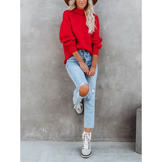 LA Angels Sweter w kolorze czerwonym ze sklepu Limango Polska w kategorii Swetry damskie - zdjęcie 187732813