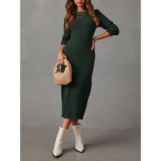 LA Angels Sukienka w kolorze ciemnozielonym ze sklepu Limango Polska w kategorii Sukienki - zdjęcie 187733044