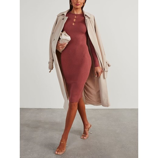 LA Angels Sukienka w kolorze jasnobrązowym ze sklepu Limango Polska w kategorii Sukienki - zdjęcie 187733060