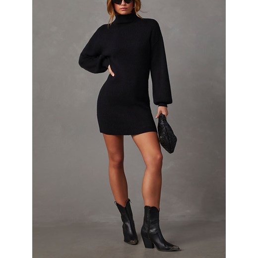 LA Angels Sukienka dzianinowa w kolorze czarnym ze sklepu Limango Polska w kategorii Sukienki - zdjęcie 187733601