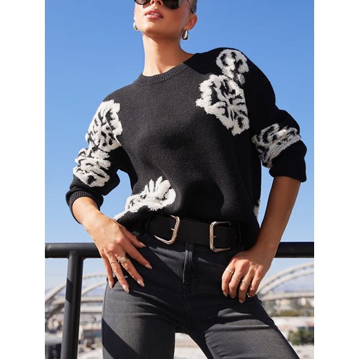 LA Angels Sweter w kolorze czarnym ze sklepu Limango Polska w kategorii Swetry damskie - zdjęcie 187733824