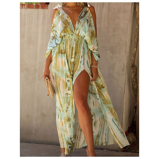 LA Angels Sukienka w kolorze zielono-niebieskim ze sklepu Limango Polska w kategorii Sukienki - zdjęcie 187734583