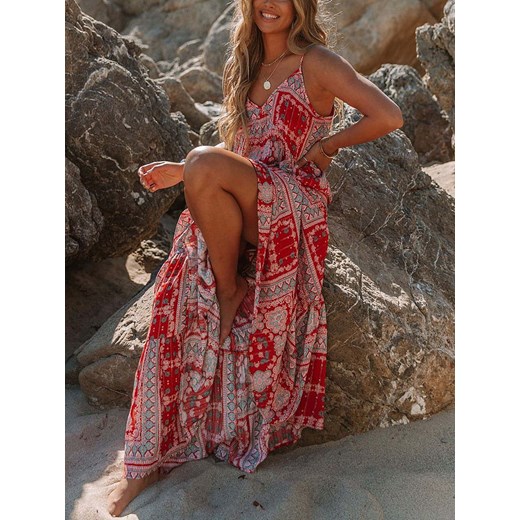 LA Angels Sukienka w kolorze czerwono-białym ze sklepu Limango Polska w kategorii Sukienki - zdjęcie 187734740