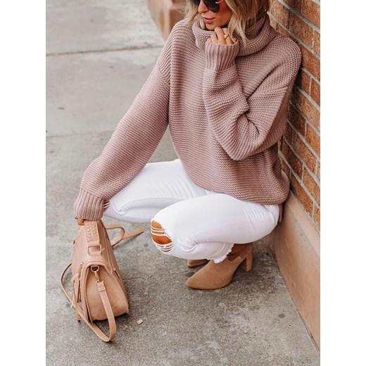 LA Angels Sweter w kolorze jasnoróżowym La Angels M promocja Limango Polska