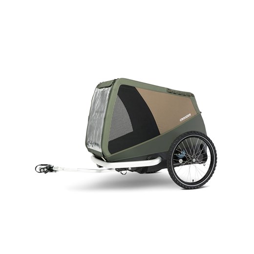 Croozer Przyczepka &quot;Croozer Dog Mikke&quot; w kolorze khaki dla psa ze sklepu Limango Polska w kategorii Dla zwierząt - zdjęcie 187735401