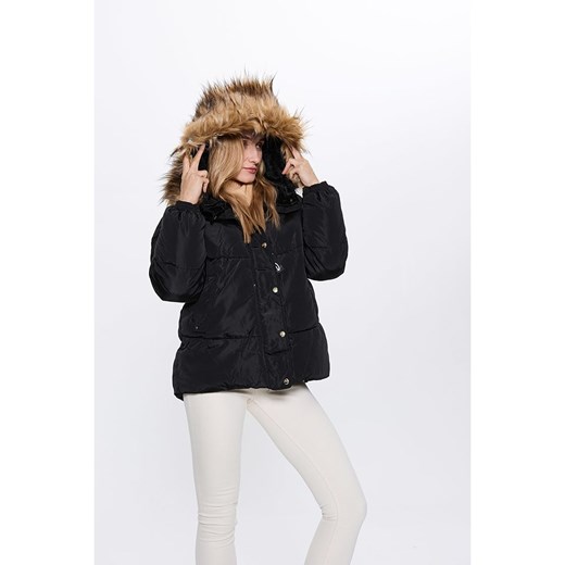 Bébé Kurtka zimowa w kolorze czarnym ze sklepu Limango Polska w kategorii Kurtki damskie - zdjęcie 187735762
