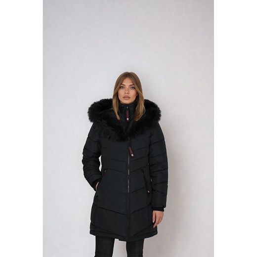 CANADA weather gear Płaszcz zimowy w kolorze czarnym ze sklepu Limango Polska w kategorii Kurtki damskie - zdjęcie 187735941