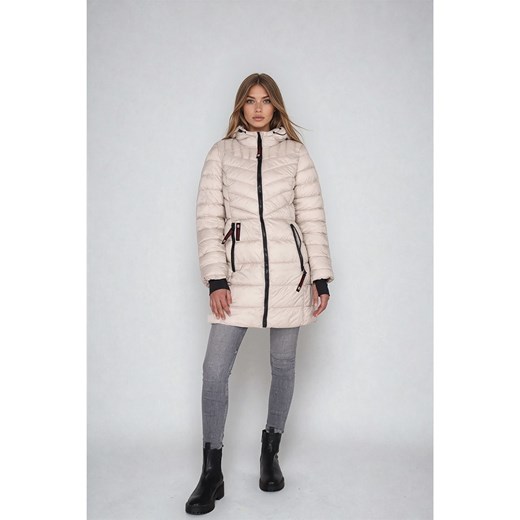 CANADA weather gear Płaszcz zimowy w kolorze kremowym ze sklepu Limango Polska w kategorii Kurtki damskie - zdjęcie 187736042