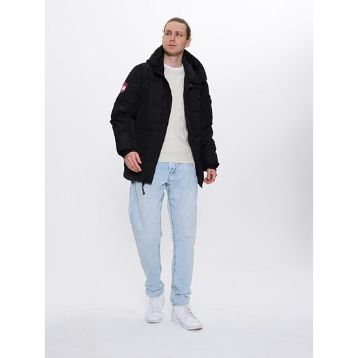 CANADA weather gear Kurtka zimowa w kolorze czarnym ze sklepu Limango Polska w kategorii Kurtki męskie - zdjęcie 187736081