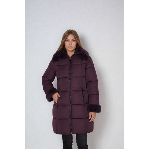 Jessica Simpson Płaszcz zimowy w kolorze fioletowym ze sklepu Limango Polska w kategorii Kurtki damskie - zdjęcie 187736270