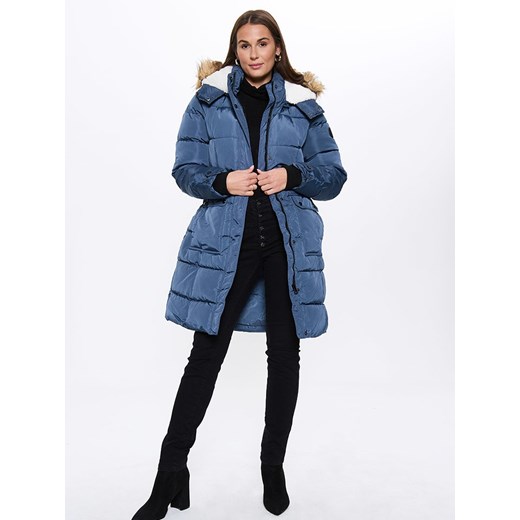 madden girl Płaszcz zimowy w kolorze niebieskim ze sklepu Limango Polska w kategorii Kurtki damskie - zdjęcie 187736311