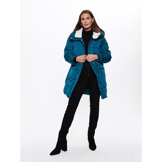 madden girl Płaszcz zimowy w kolorze niebieskim ze sklepu Limango Polska w kategorii Kurtki damskie - zdjęcie 187736323