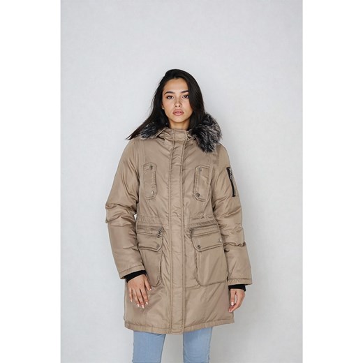 Steve Madden Parka w kolorze beżowym ze sklepu Limango Polska w kategorii Kurtki damskie - zdjęcie 187736450