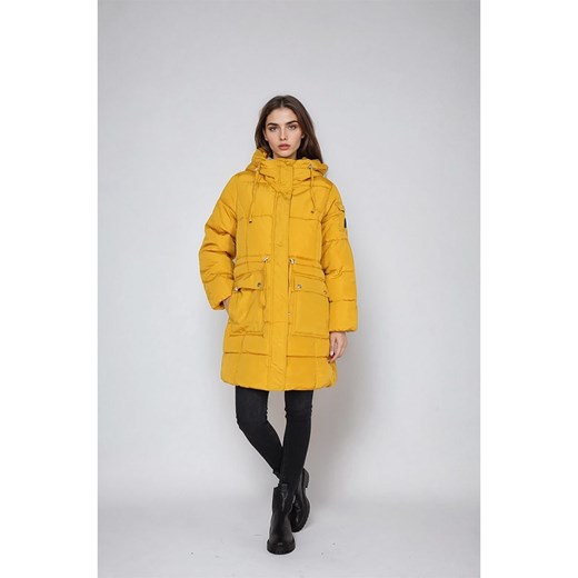 Steve Madden Płaszcz zimowy w kolorze żółtym ze sklepu Limango Polska w kategorii Kurtki damskie - zdjęcie 187736510