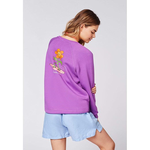 Chiemsee Bluza w kolorze fioletowym Chiemsee L Limango Polska wyprzedaż